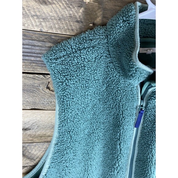 Maurices Womens Sz 3X Sleeveless Zip Up Green Fleece Vest - Picture 2 of 12